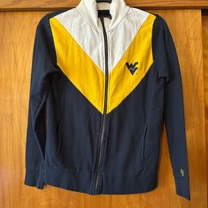Blue and Gold WVU Vintage Styles Zip-Up Jacket